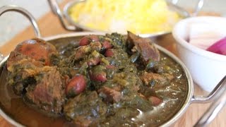 Ghormeh Sabzi Video, Qormeh Sabzi, Persian Herb Stew, Persian Sabzi Recipe,