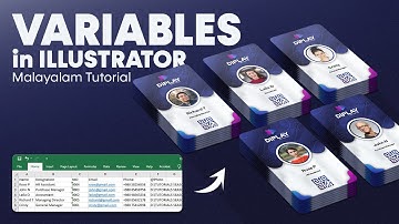 Variables in Illustrator | Malayalam Tutorial