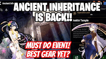 ANCIENT INHERITANCE IS BACK! - OP GEAR? - Epic Seven