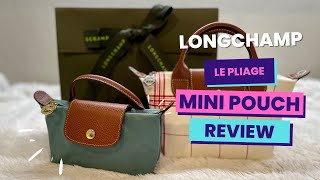LONGCHAMP LE PLIAGE POUCH With Handle to mini CROSSBODY bag, HOW TO, MOD SHOTS