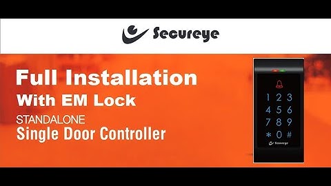 Secureye S-B1CB || Access Control Full Installation