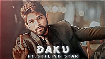 ALLU ARJUN - DAKU EDIT | Allu Arjun Edit | Daku Edit | HSR EDITZ