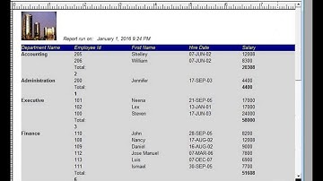 How to create group left report in Report Builder
