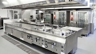 Cocinas industriales, centros de producción de alimentos