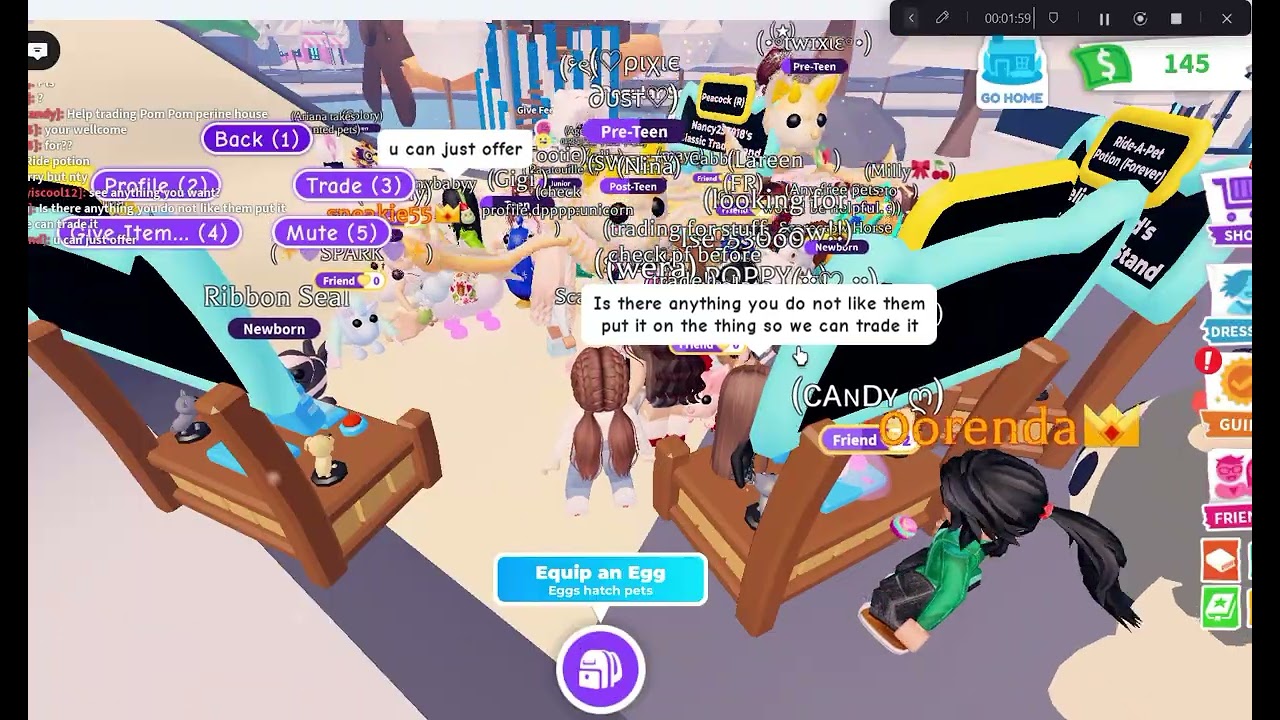 Trading for a flamingo