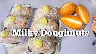 How to make Milky Doughnut| Trendy milky doughnut| Best recipe #milkydoughnuts