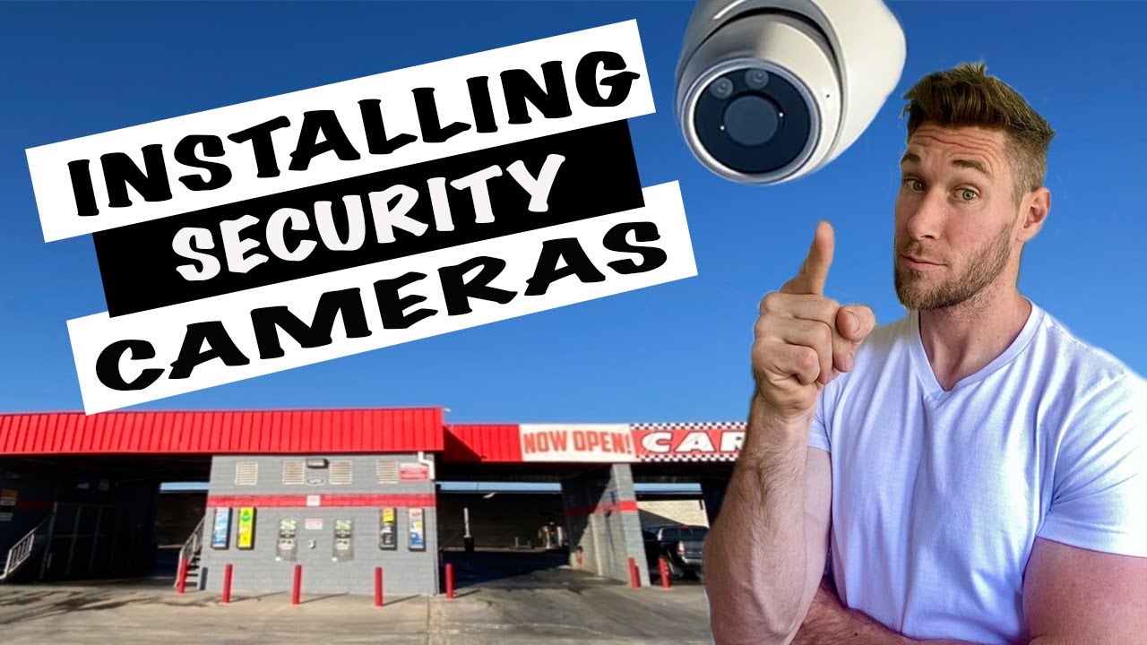 Installing ONWOTE Security Cameras at my Car Wash YouTube