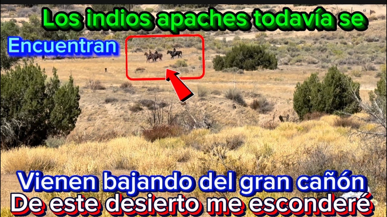 Encontrar indio Apache, ser tribu ￼ bajando del gran cañón, al desierto ￼￼