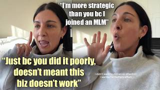 "Just because you did it poorly, doesn't mean this biz doesn't work" | #antimlm #arbonne