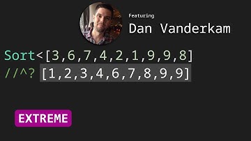 Sort with Dan Vanderkam - TypeScript Type Challenges #741 [EXTREME]