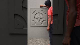 Wall Plaster Art 👍👌. #plaster #walldecor #plasterwork .