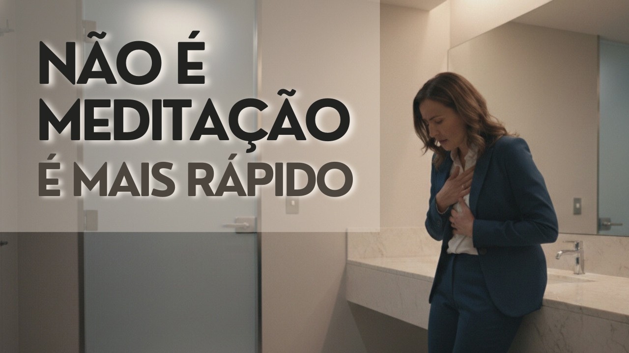 A ansiedade bateu no meio do dia — e você não tem 20 minutos para meditar. E agora?