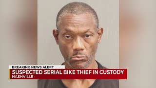 Suspected serial bike thief arrested