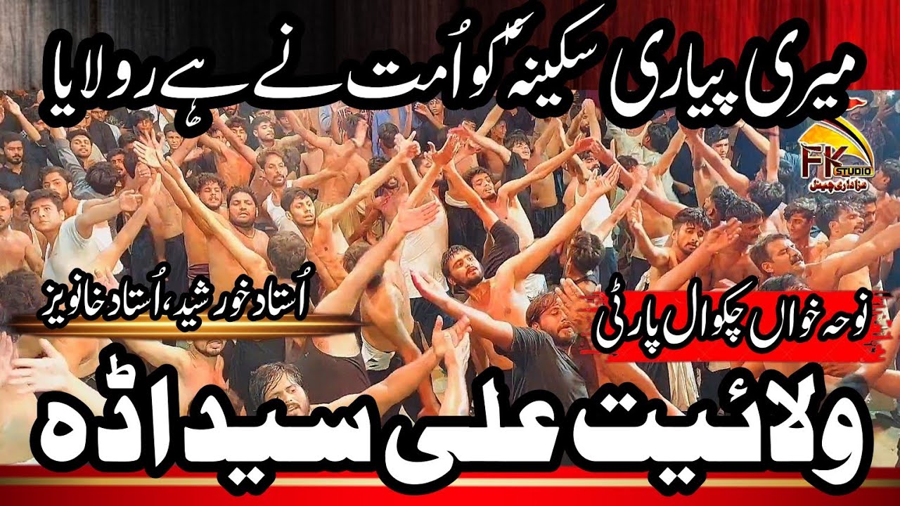 Meri Piyari Sakina Ko Ummat Ne Hai Rulaya | Willayat Ali Syed Adda Chakwal Party