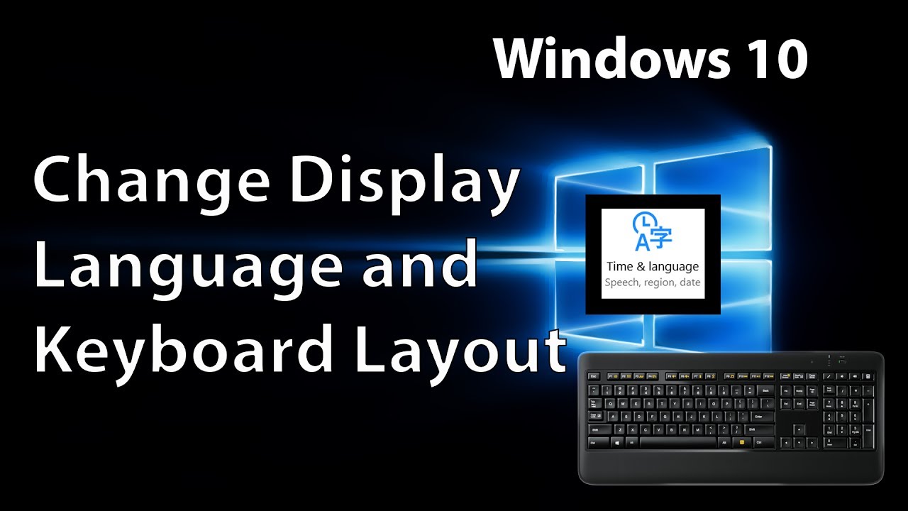 change keyboard layout windows 10