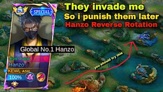 NEW REVERSE HANZO ROTATION THAT YOU SHOULD TRY! (They invade me so i punish them)