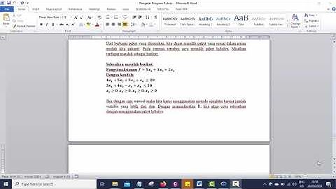 R tutorial: program linear using lpSolve package