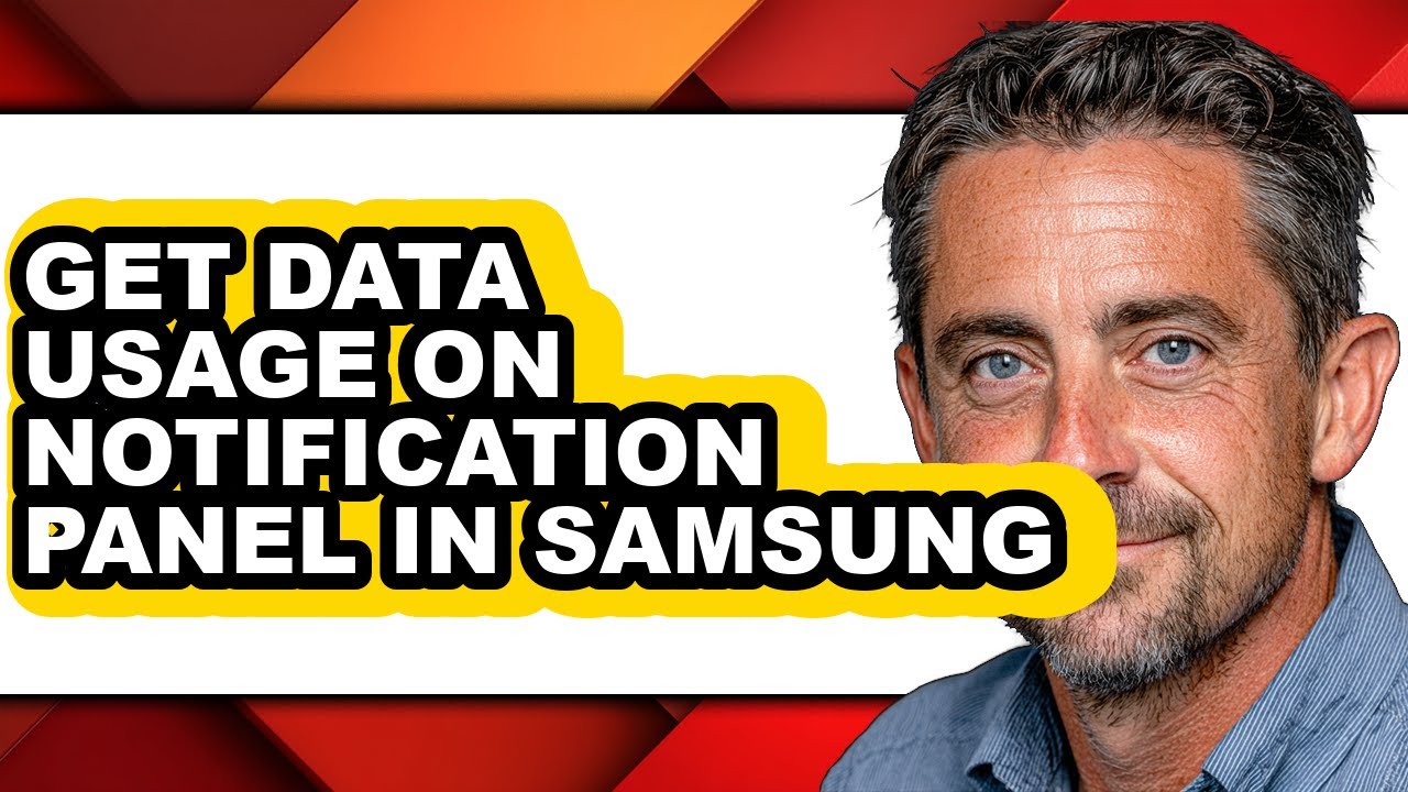 Data Is Full Notification How to Get Data Usage on Notification Panel in Samsung - Easy Guide ...