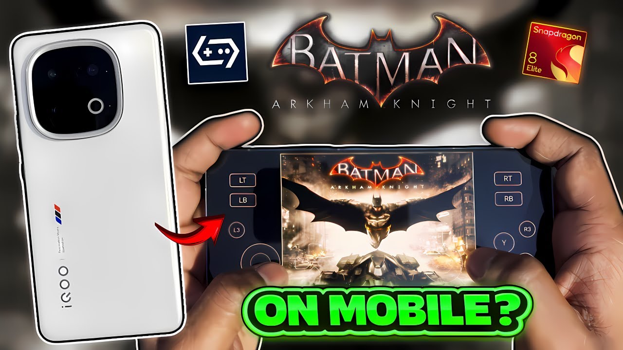 Batman Arkham Knight PC on Mobile 😱 FULL Offline | GameHub iQOO 13 Test