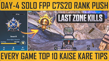 Solo Fpp Conqueror Rankpush Tips C7S20 | Bgmi Fpp Solo Conqueror tips | Solo Fpp Conqueror | OMii YT