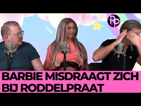 Barbie misdraagt zich bij Dennis Schouten en Jan Roos: 'Hier wil ik niet over praten'