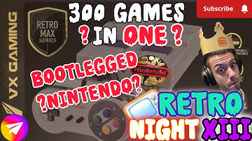 ?BOOTLEGGED NINTENDO 300 GAMES IN ONE? {Retro Night 13} #nintendo #nintendogames #retro