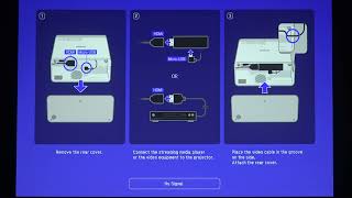 How To Enable & Disable Display Messages on Projector Epson EF-100B?