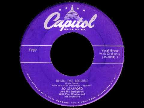 Jo Stafford And The Starlighters - Begin The Beguine (BSN Stereo Mix)