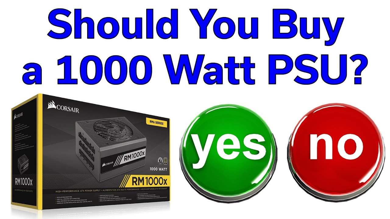 1000W Power Supply - Yes Or No? - Corsair Rm1000X Unboxing