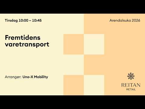 Fremtidens varetransport