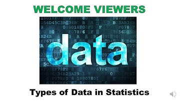 English - Types of data in Statistics
