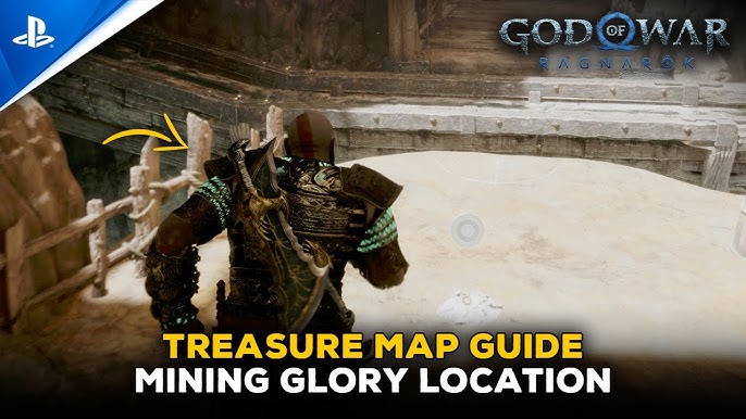 God of War Ragnarok Mining Glory Treasure Map Location & Solution