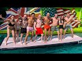 Backyard Gymnastics Challenge! {USA vs GBR}