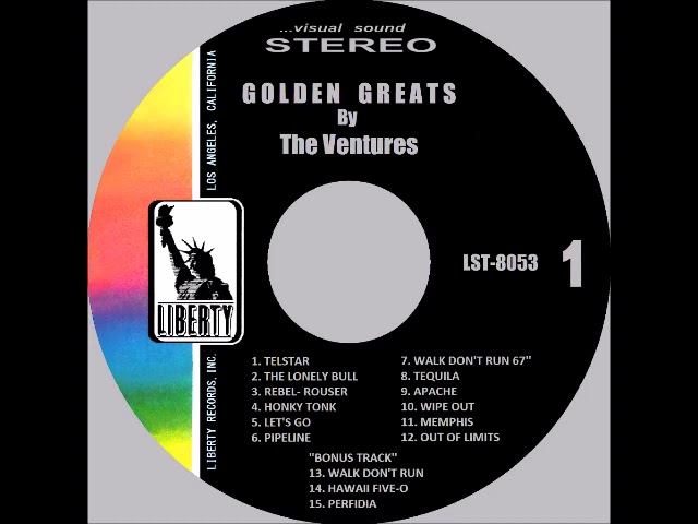 The Ventures Golden Greats (Full Album) 6. Pipeline Stereo 1967