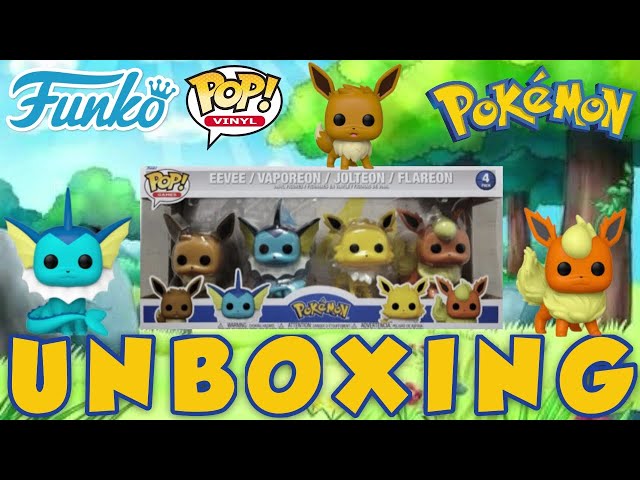 Funko Pop! Pokemon - Ultimate 4-Pack Eevee, Vaporeon, Jolteon, Flareon 