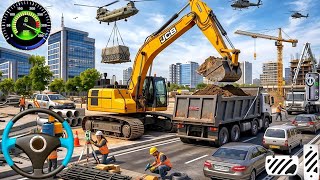 New City Construction Simulator 3D 🚧 City Road Builder Excavator Best Truck Games! Android Gameplay screenshot 4