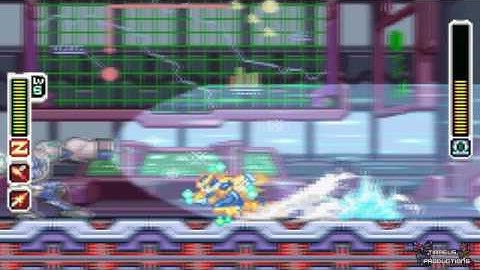 Mega Man Zero 3: Frontline Ice Base! [Boss: Blizzack Staggroff R]