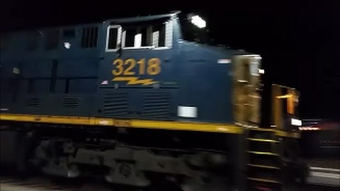 [CSXT]3218 GE ES44AH [HTM]Solo Leads Q192-16 Through Fay NC NB Through Fay NC &  3rd Gen K5HL-R2