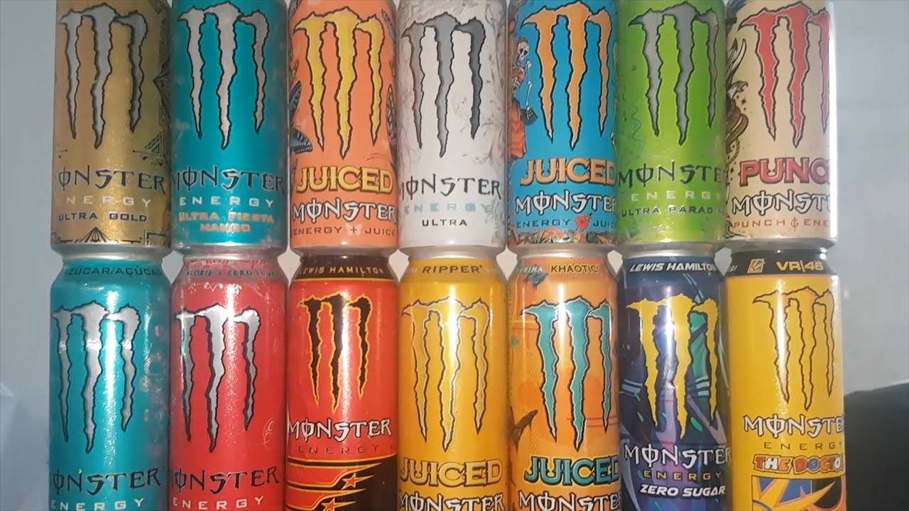 COLEÇÃO DE MONSTER ENERGY - YouTube
