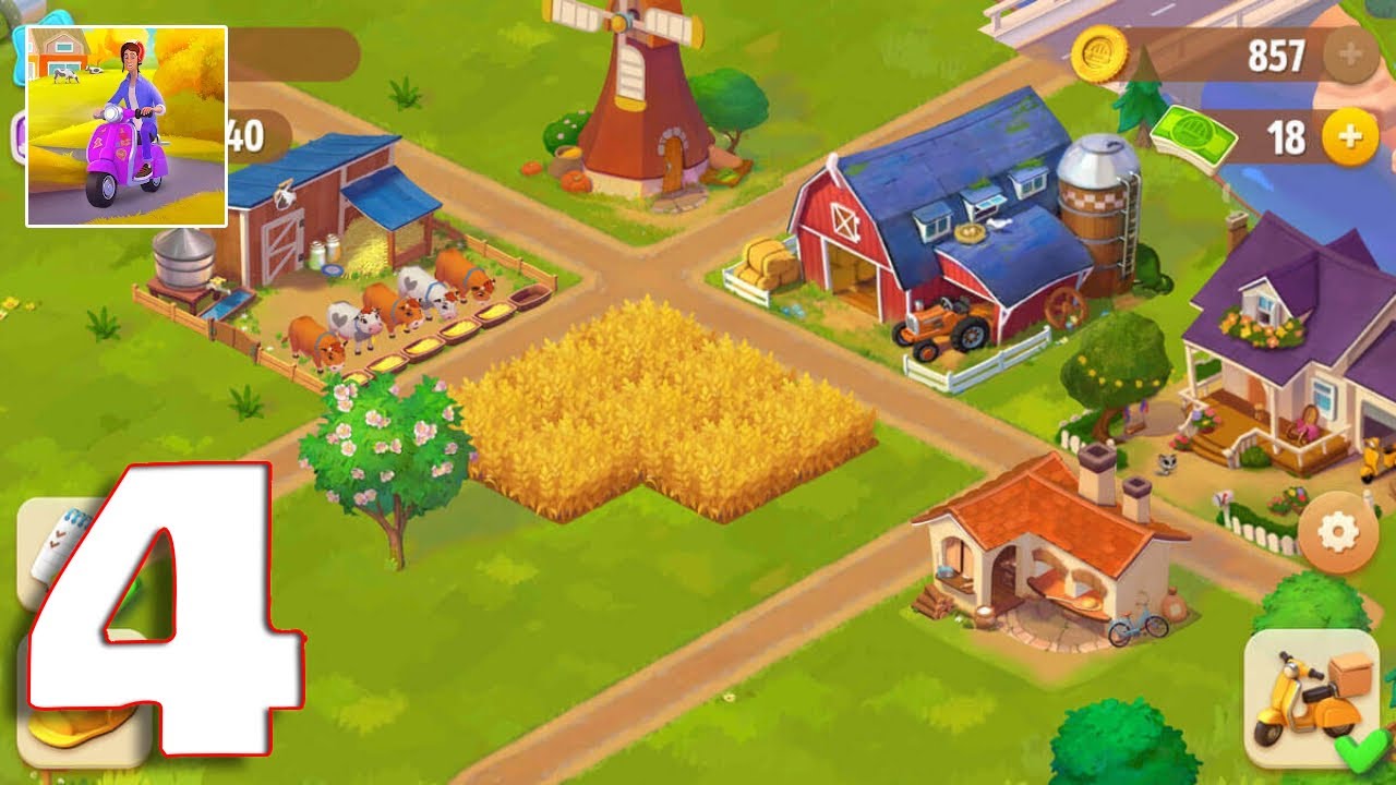 Riverside: Fun Farm Village - Gameplay Walkthrough Part 4 (iOS, Android)