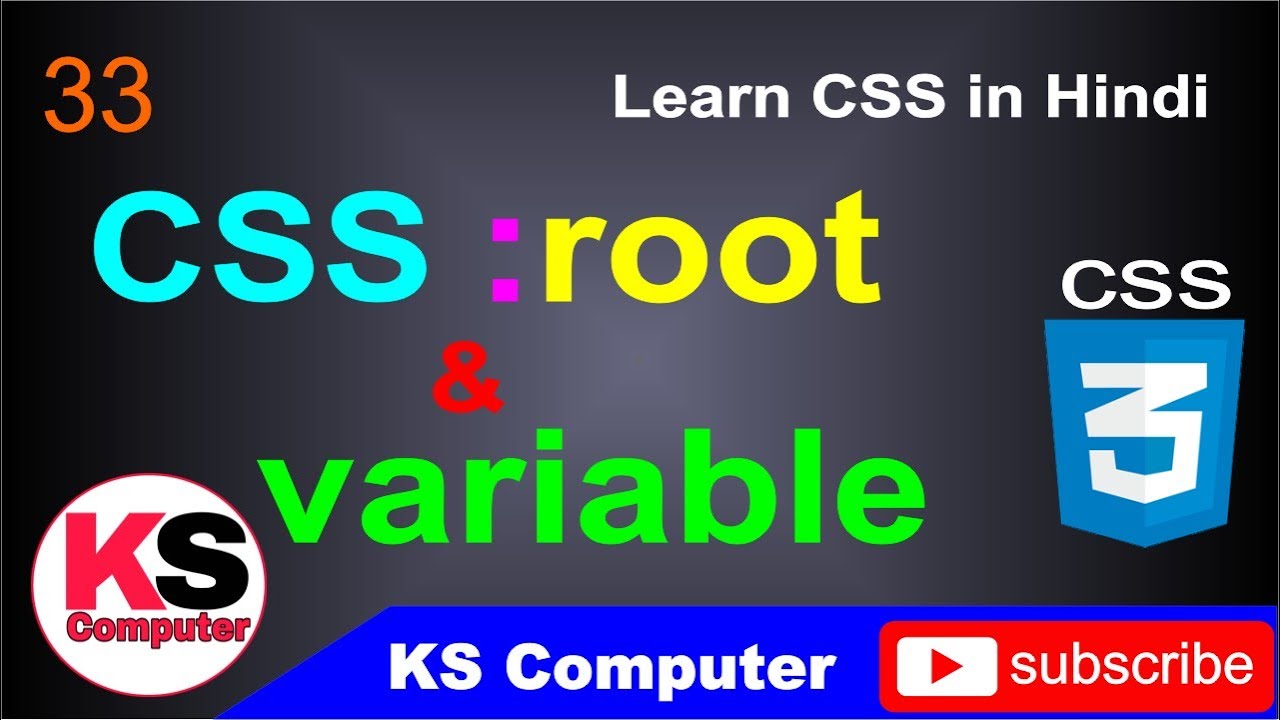 CSS variables and root - YouTube