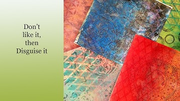 Unused 12x12 papers into useful backgrounds