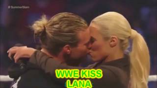 WWE TNA TOP 5 LANA and Dolph Ziggler KISS
