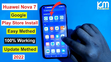 Install Google Play Store On Huawei Nova 7 (JEF-NX9)| Huawei Nova 7 Google Play Service Install 2022