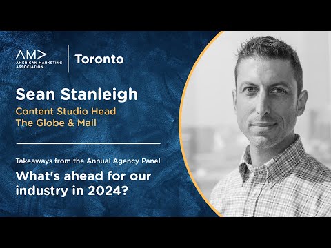 Sean Stanleigh, Content Studio Head, The Globe & Mail
