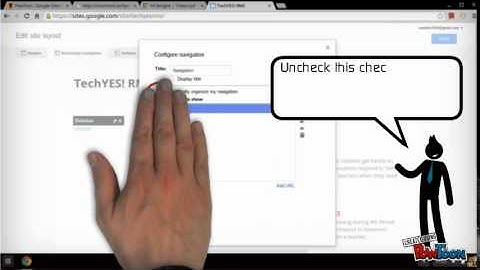How to edit the Google Sites Sidebar (Ads, Navigation, Countdowns, and More!)