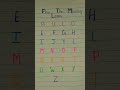 is abcd me missing a letter