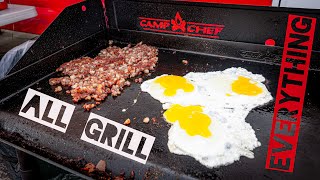Camp Chef 2-Burner Propane Stove & Flat Top Griddle Review + Smash Burger Recipe!