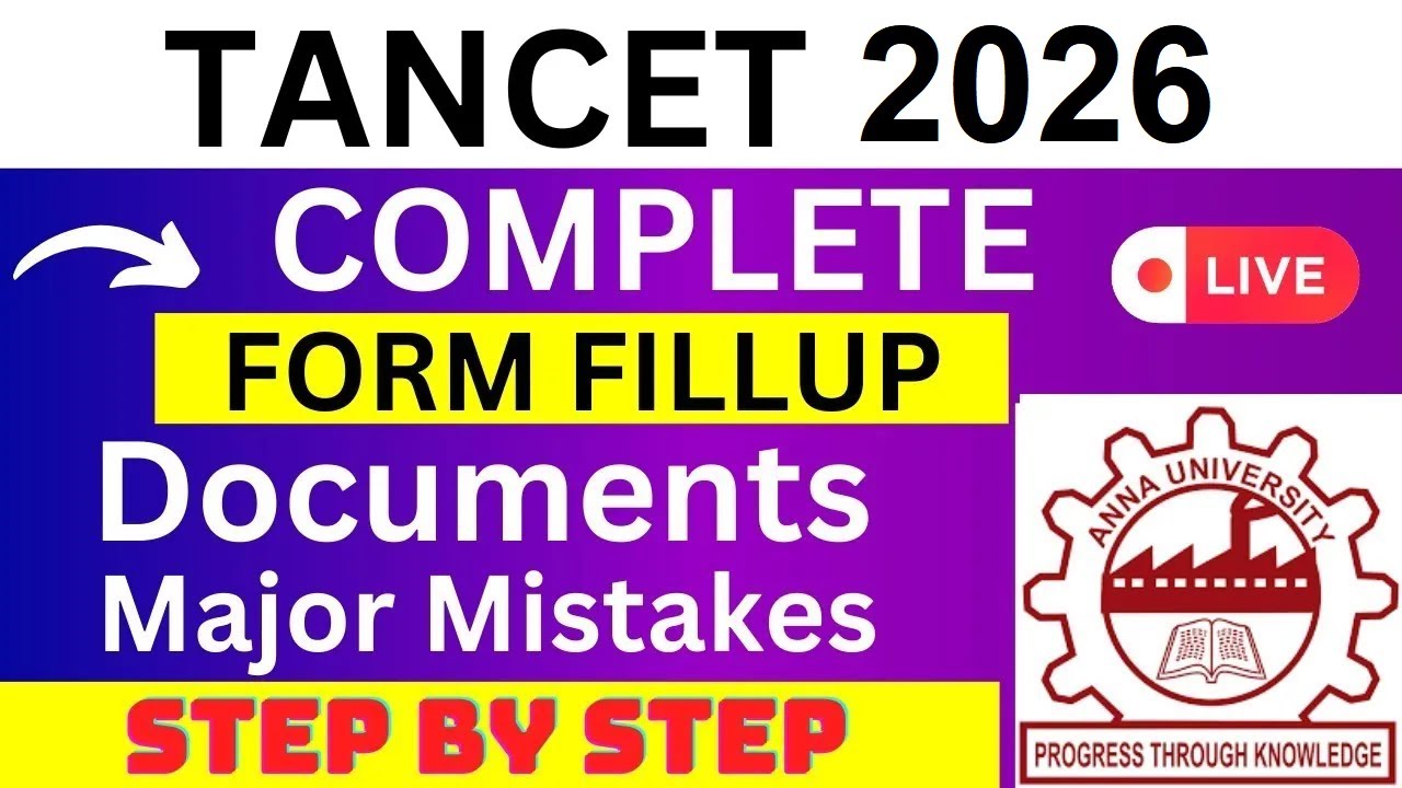 TANCET 2023 Application Status (Out), Registration – Edit Online Here – CTET