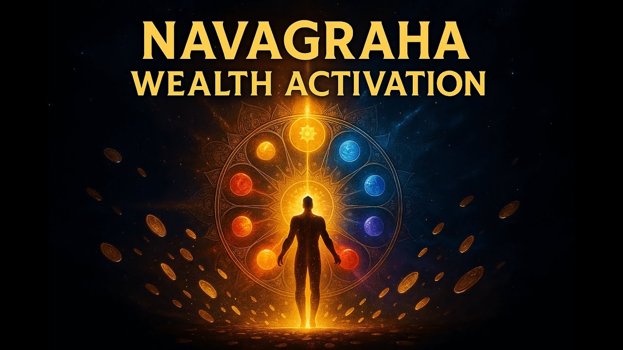 THE NAVAGRAHA WHEEL OF FORTUNE ACTIVATION | A Guided Meditation for Infinite Wealth, Money & Power